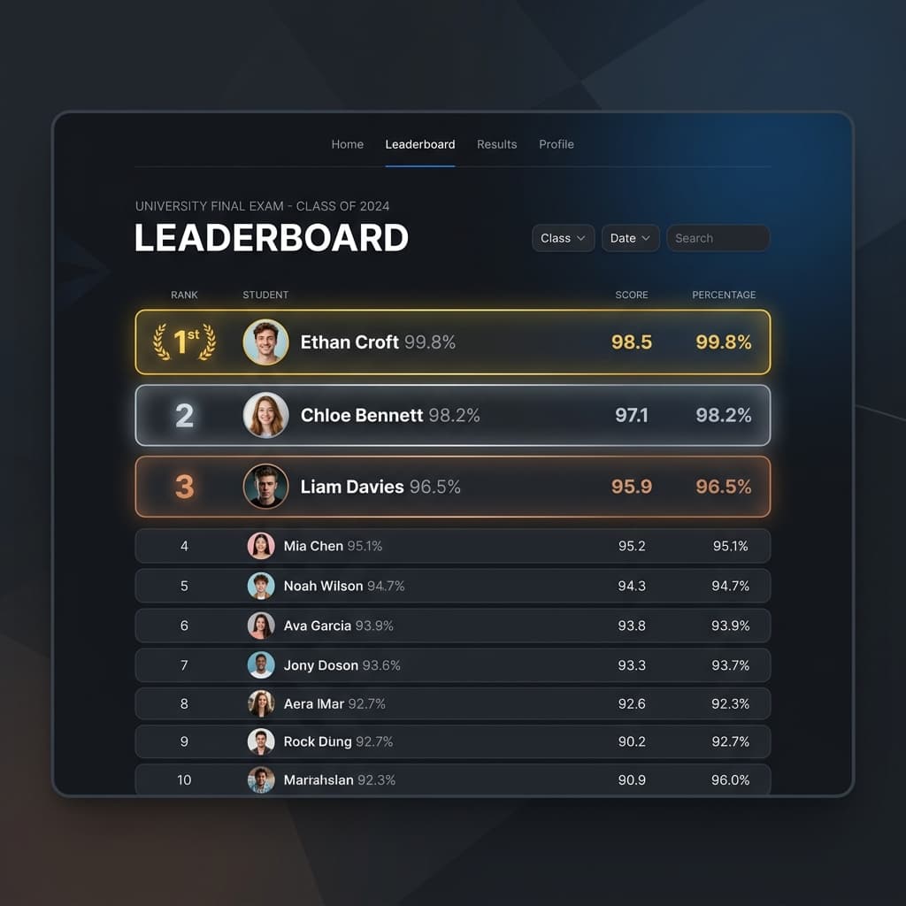 Competitive Leaderboard